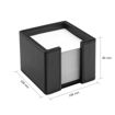 Picture of OSCO BLACK LEATHER MEMO PAD HOLDER